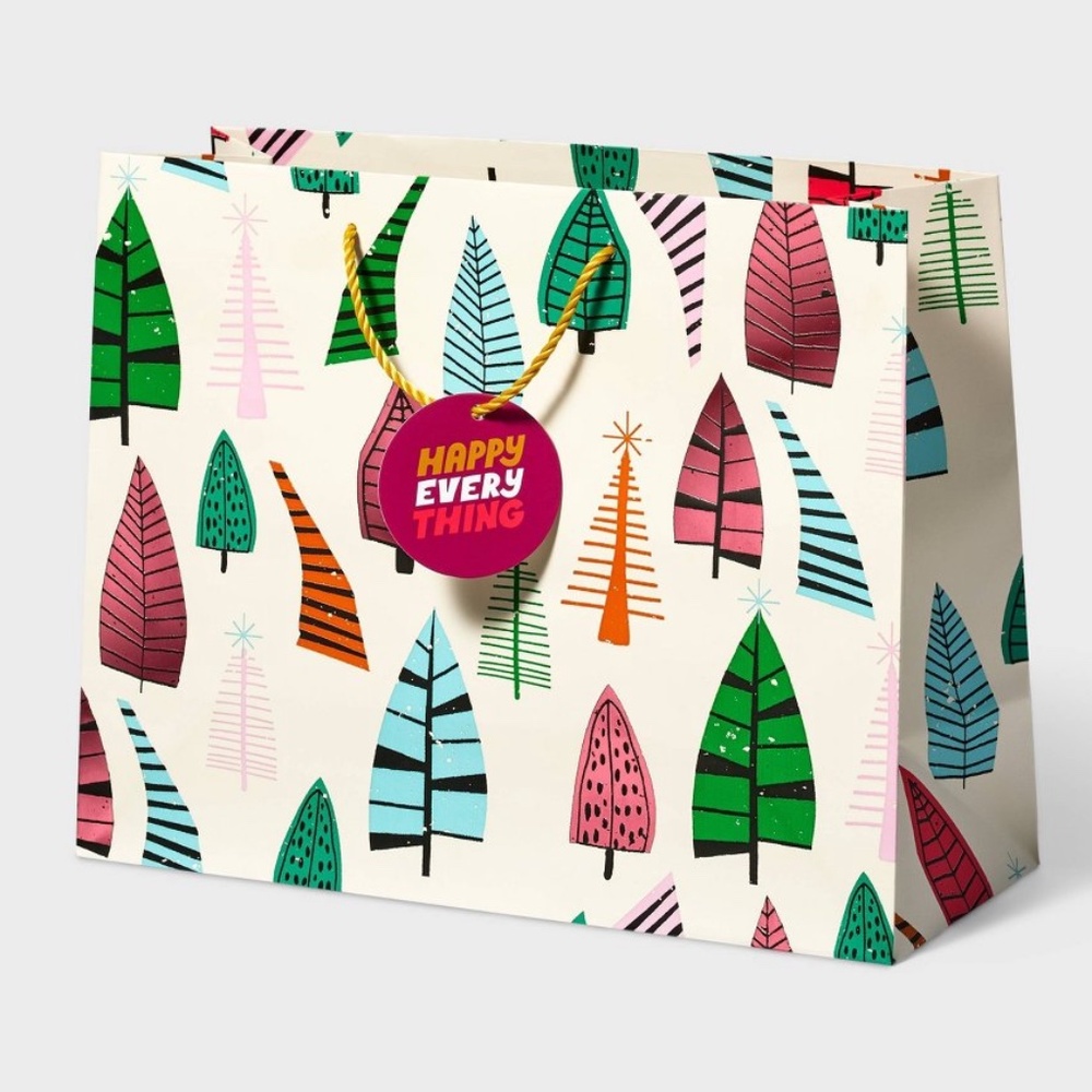 3-Medium Vogue Gift Bag Foil - Tabitha Brown for Target: Botanical